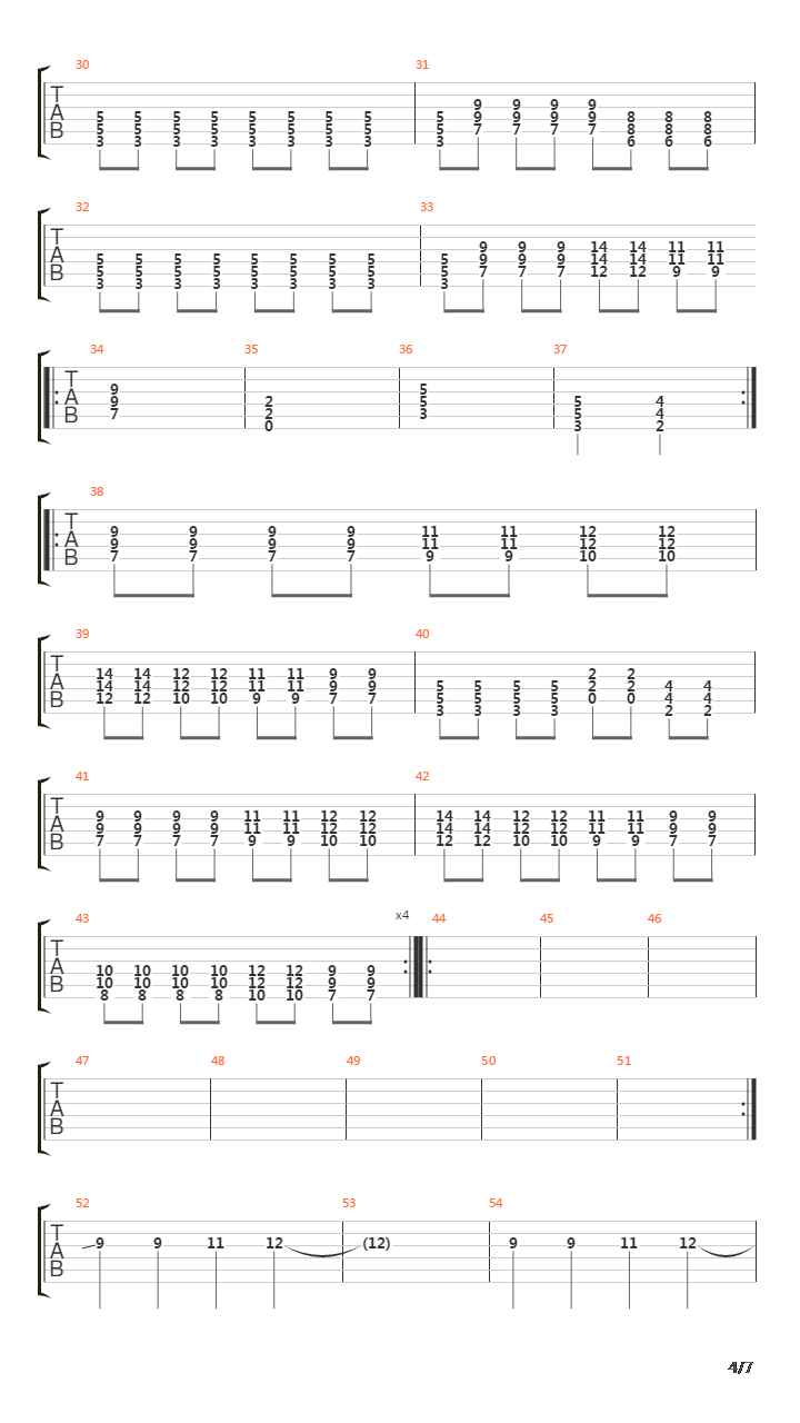 Svarti吉他谱