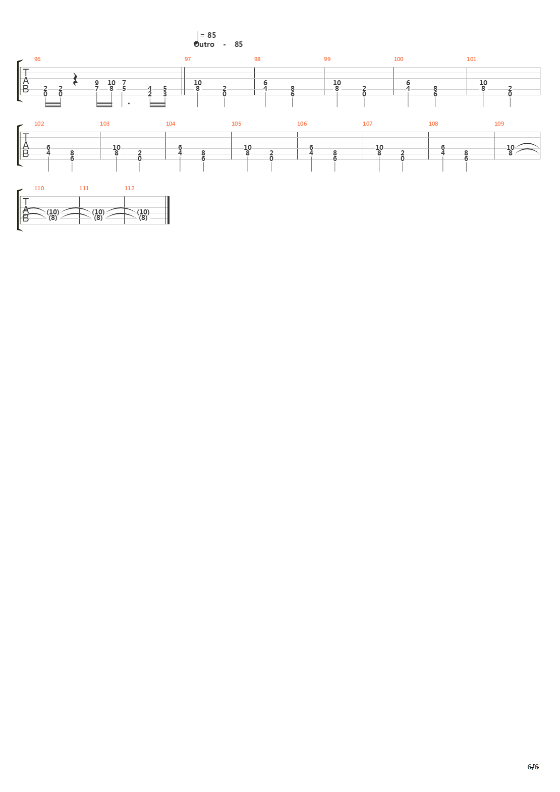 Chaos Path吉他谱