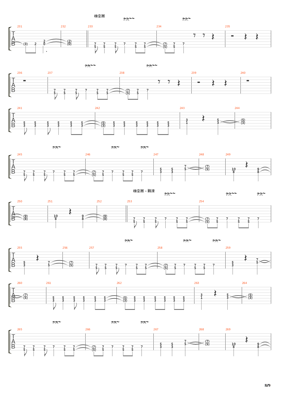 Arda吉他谱