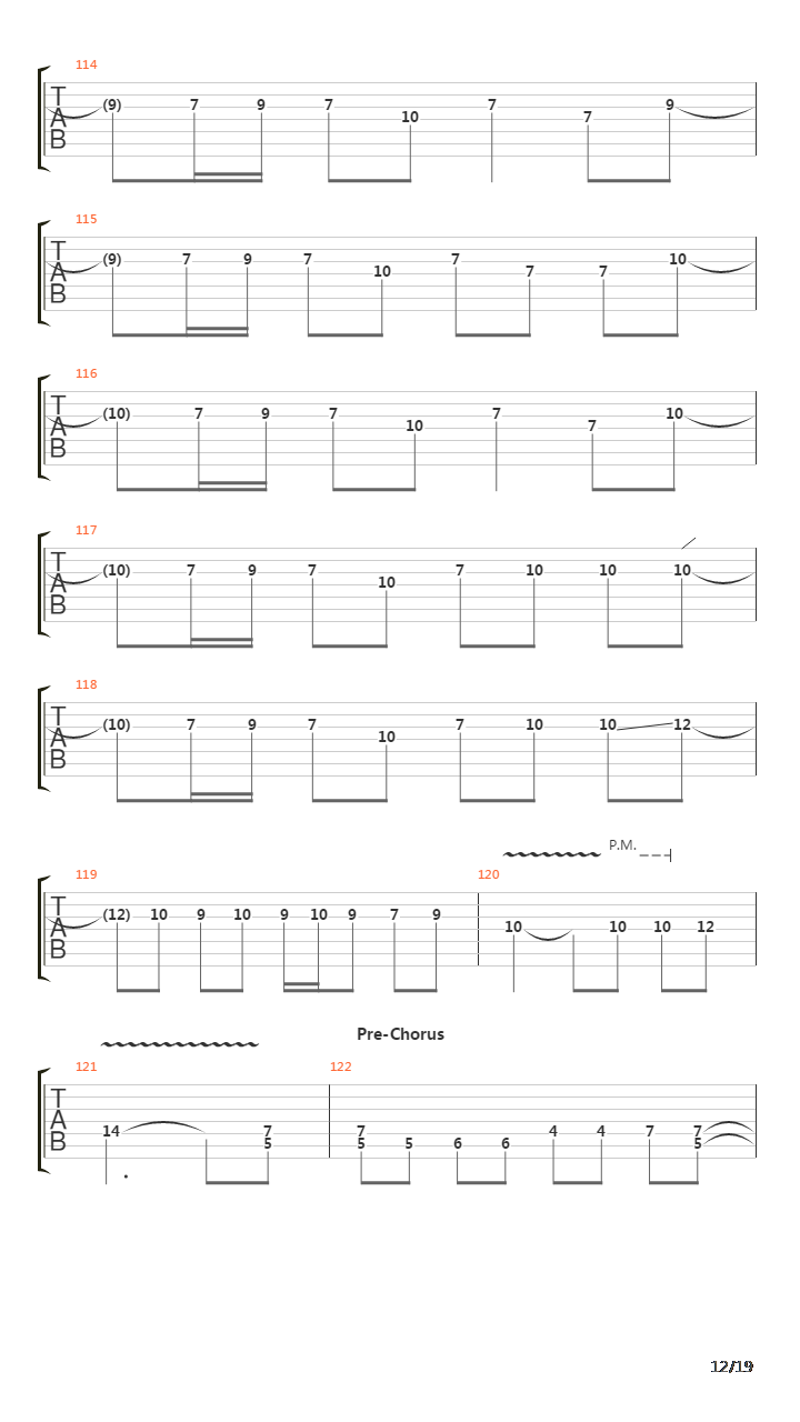 Pervaya Zima吉他谱