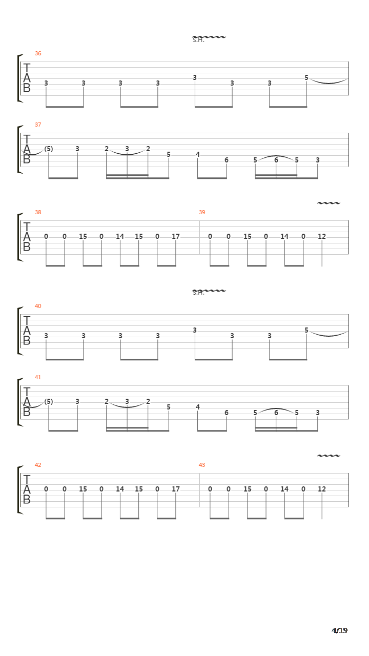 Pervaya Zima吉他谱
