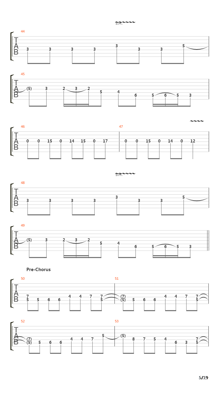 Pervaya Zima吉他谱