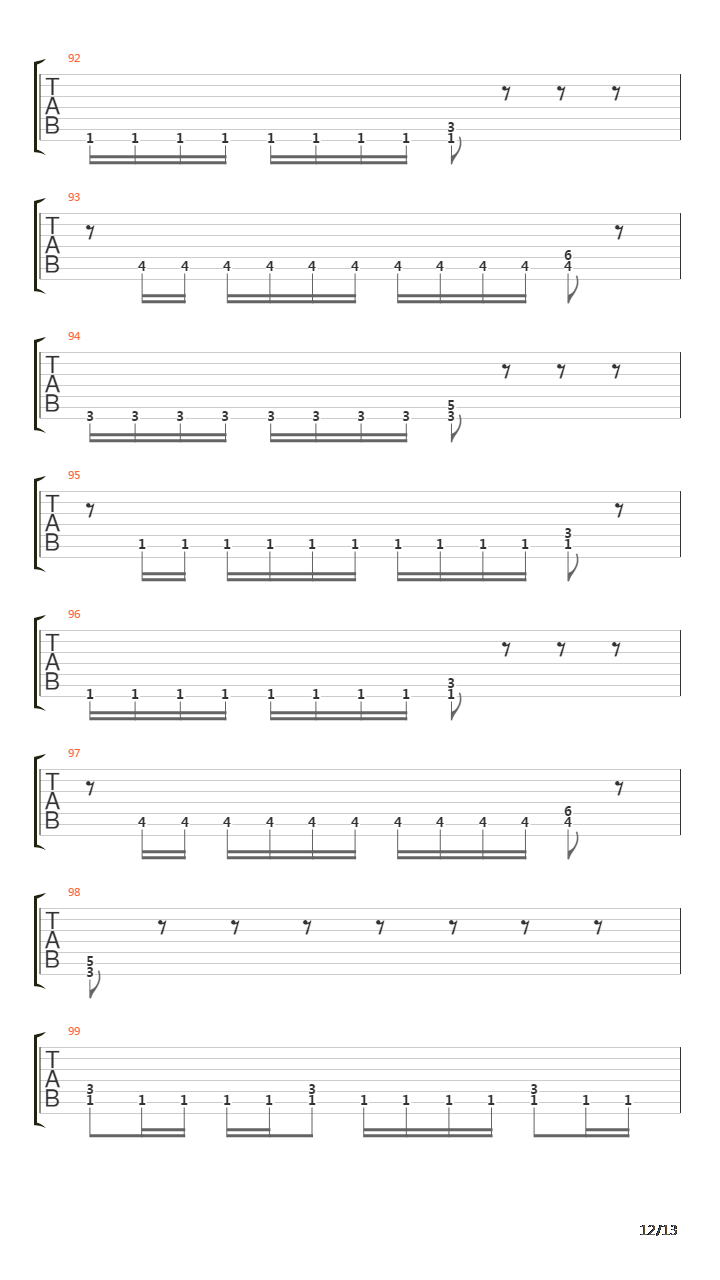 Vozduh吉他谱