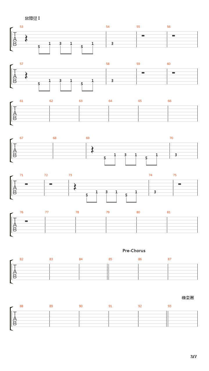 Vozvrashenie Gosudarya吉他谱