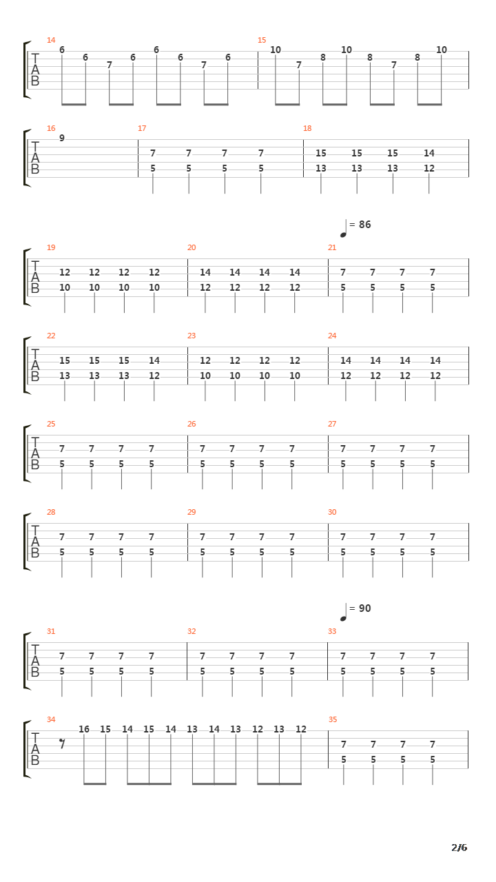 Bassium Mortis吉他谱