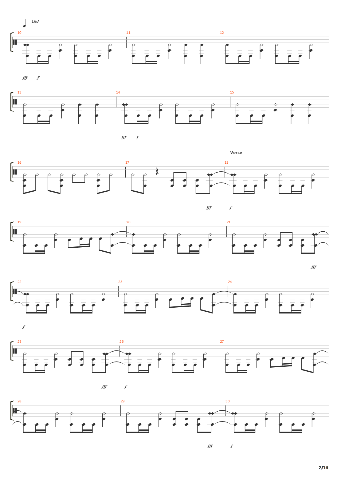 1100吉他谱