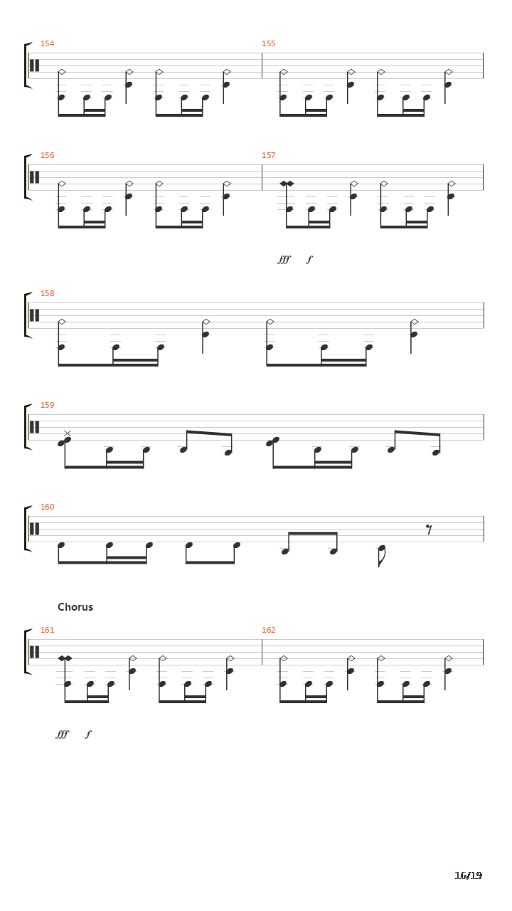 1100吉他谱