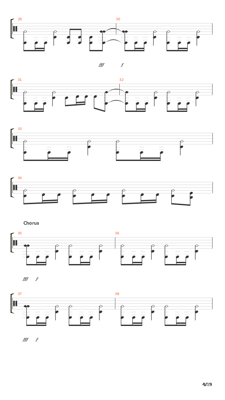 1100吉他谱