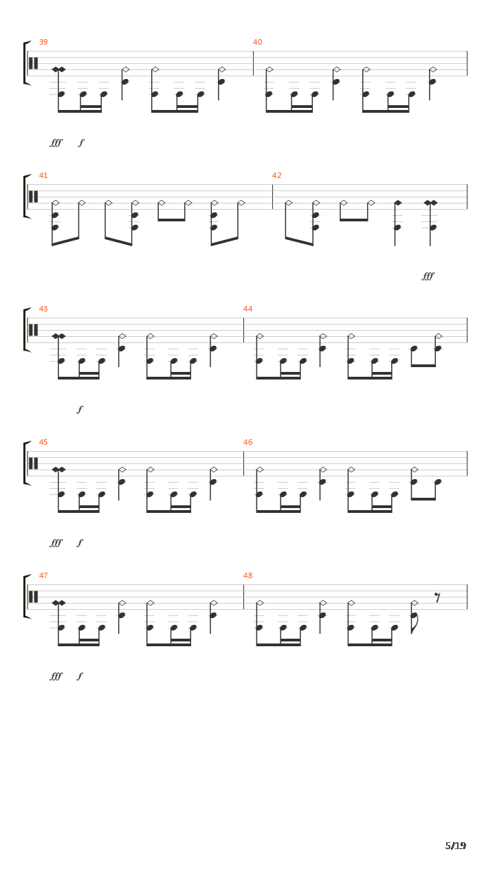 1100吉他谱