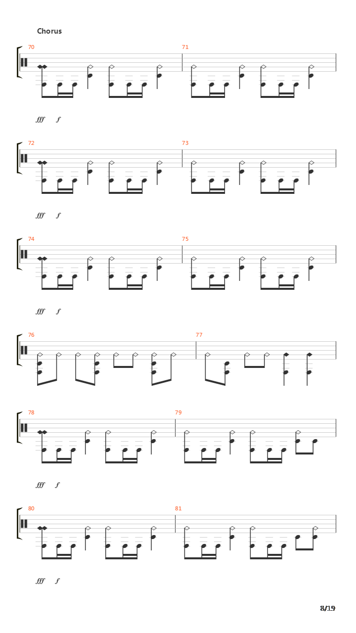 1100吉他谱
