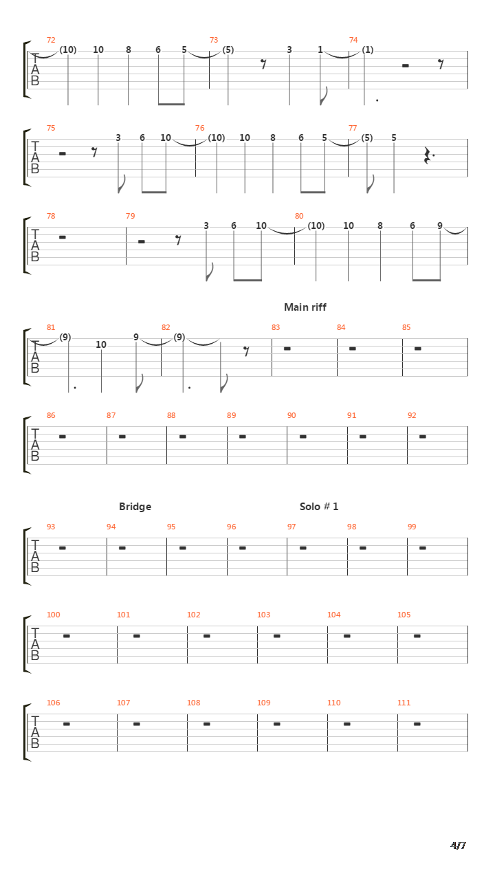 Bivni Chernyh Skal吉他谱