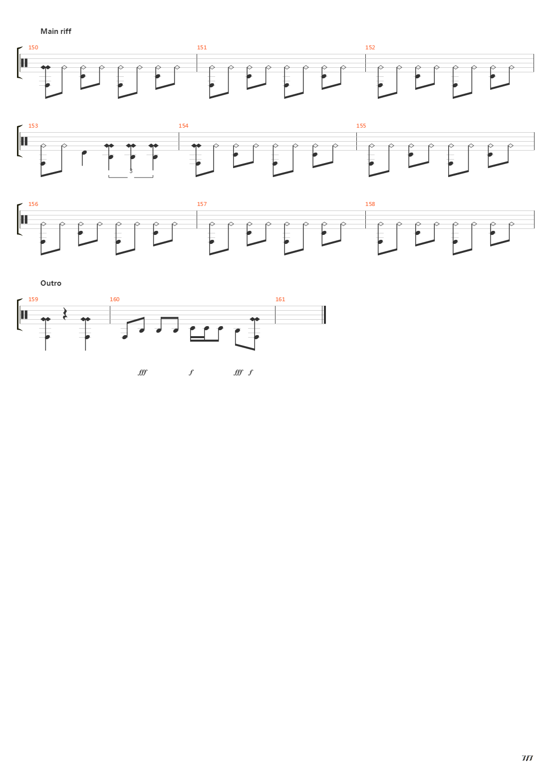 Daj Ruku Mne吉他谱