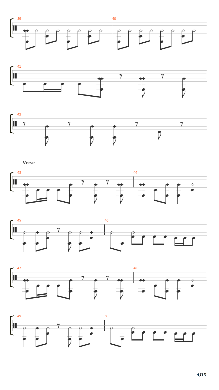 Daj Ruku Mne吉他谱