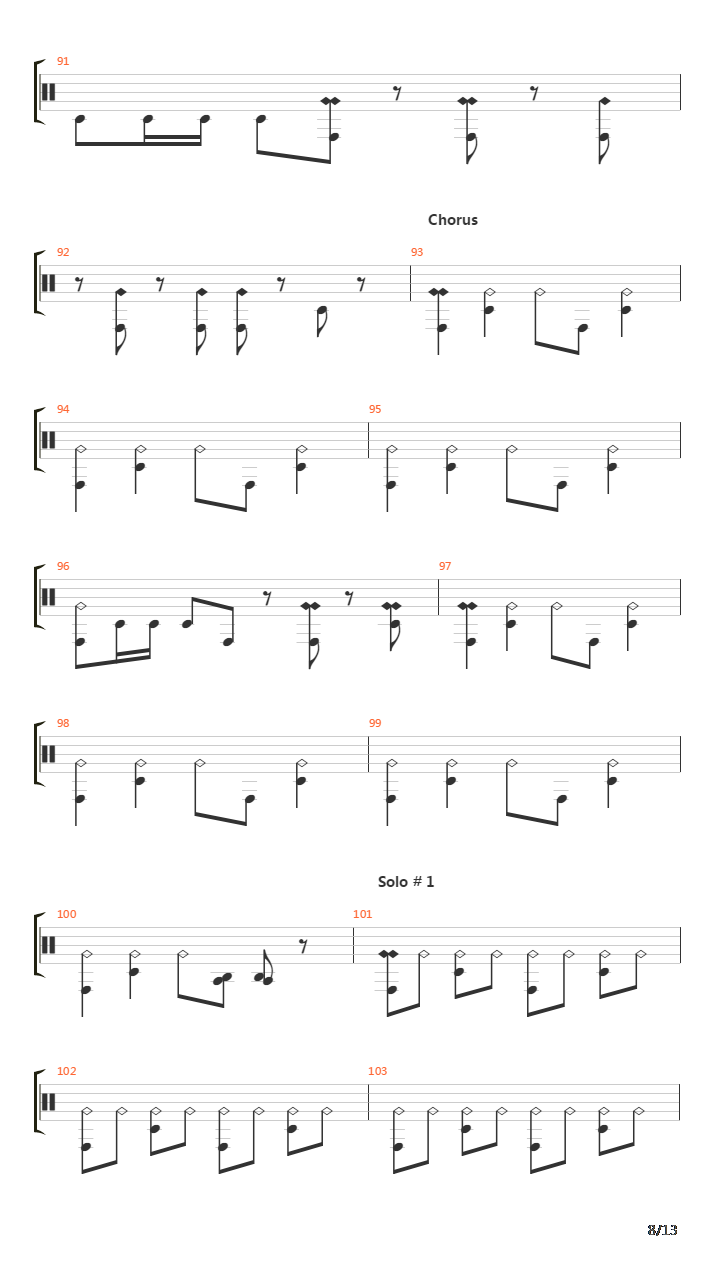 Daj Ruku Mne吉他谱