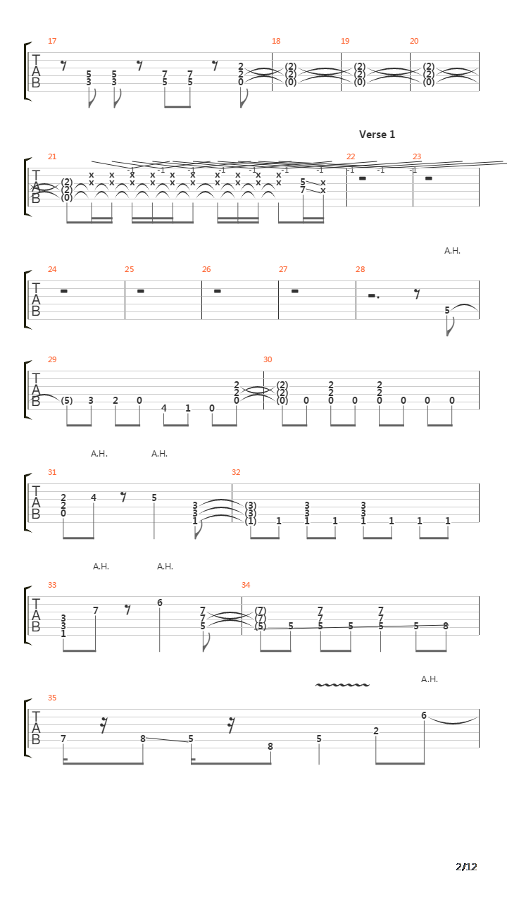 Gryaz吉他谱