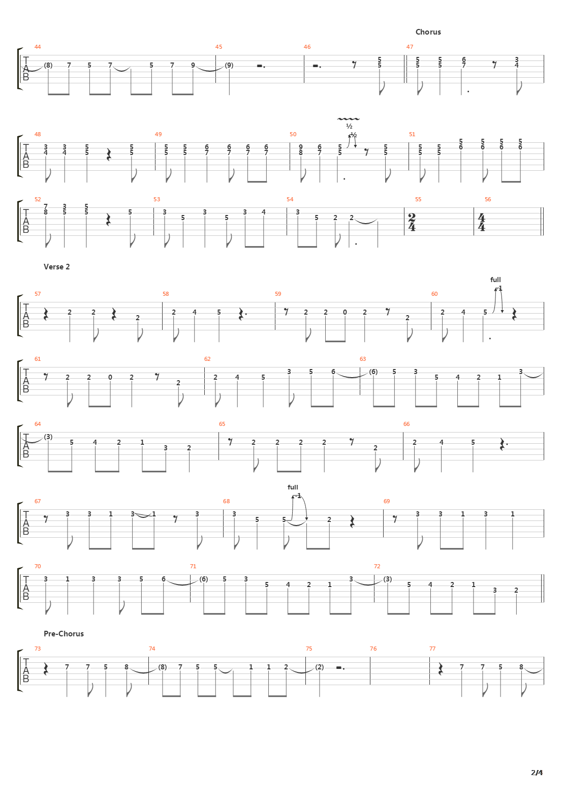 Gryaz吉他谱