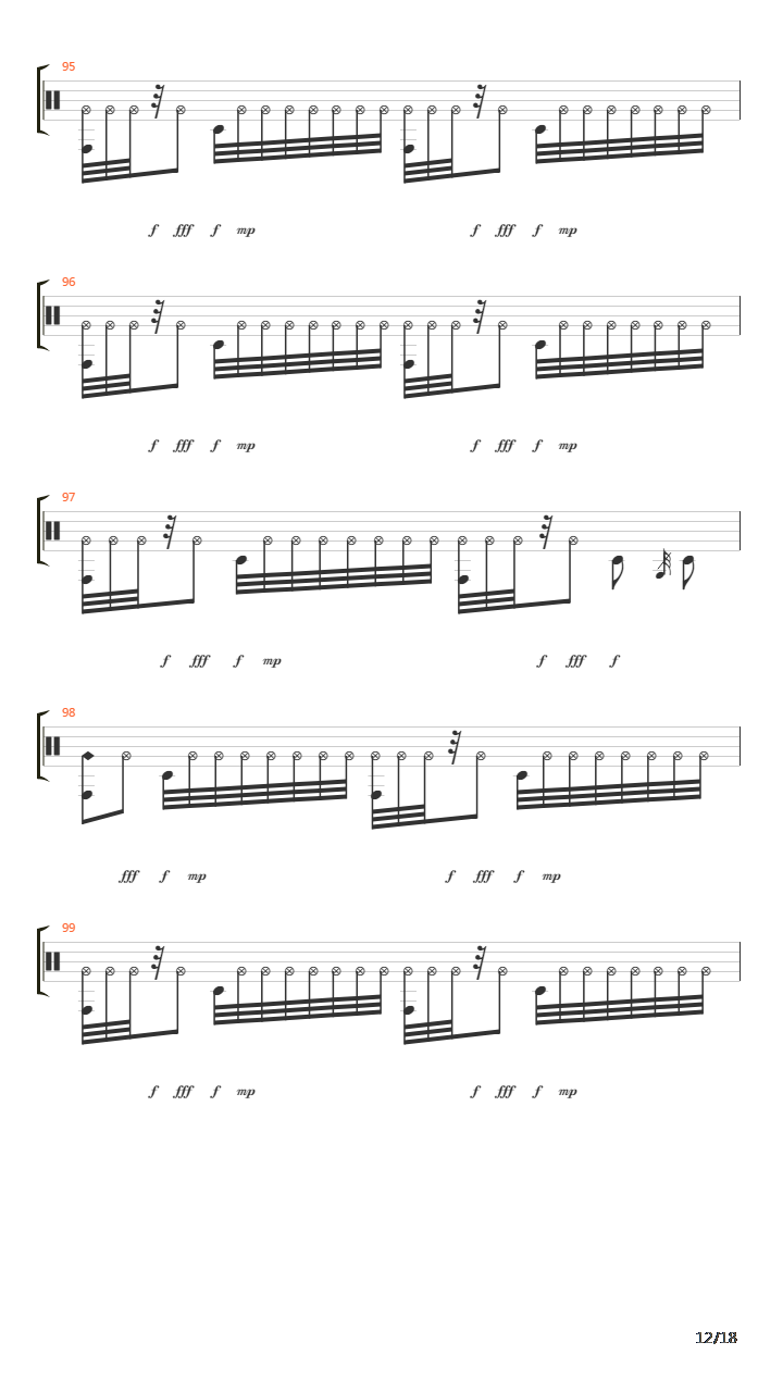 Mertvaya Zona吉他谱