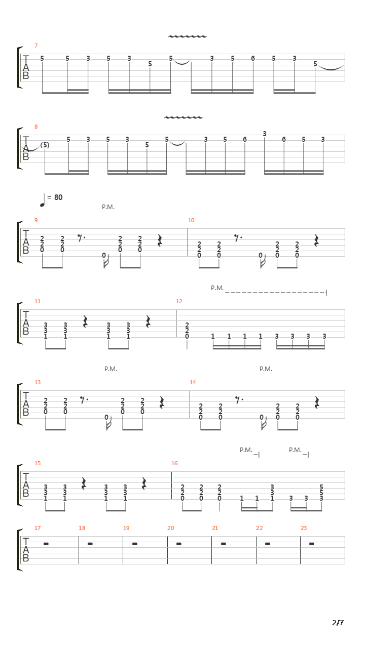 Raskachaem Etot Mir吉他谱