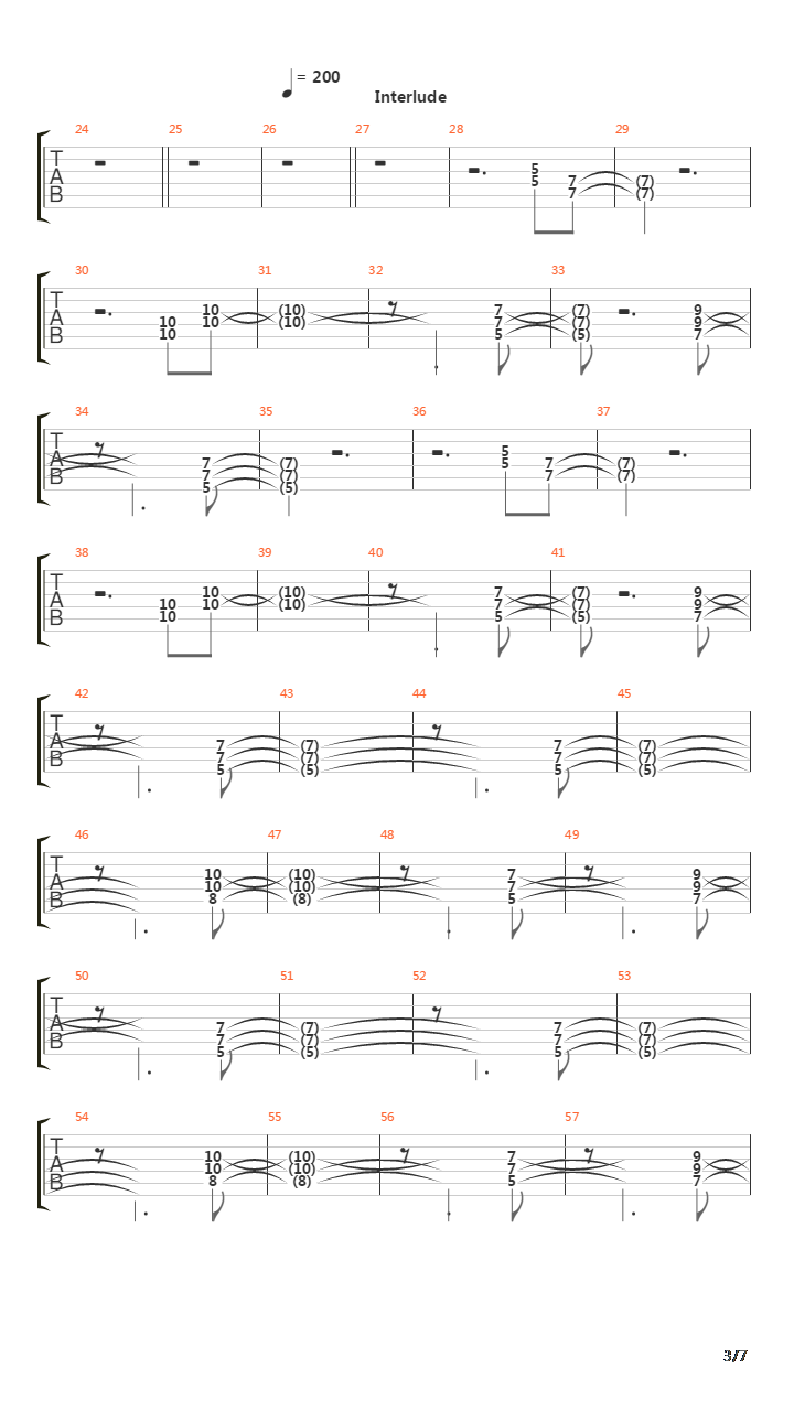 Raskachaem Etot Mir吉他谱