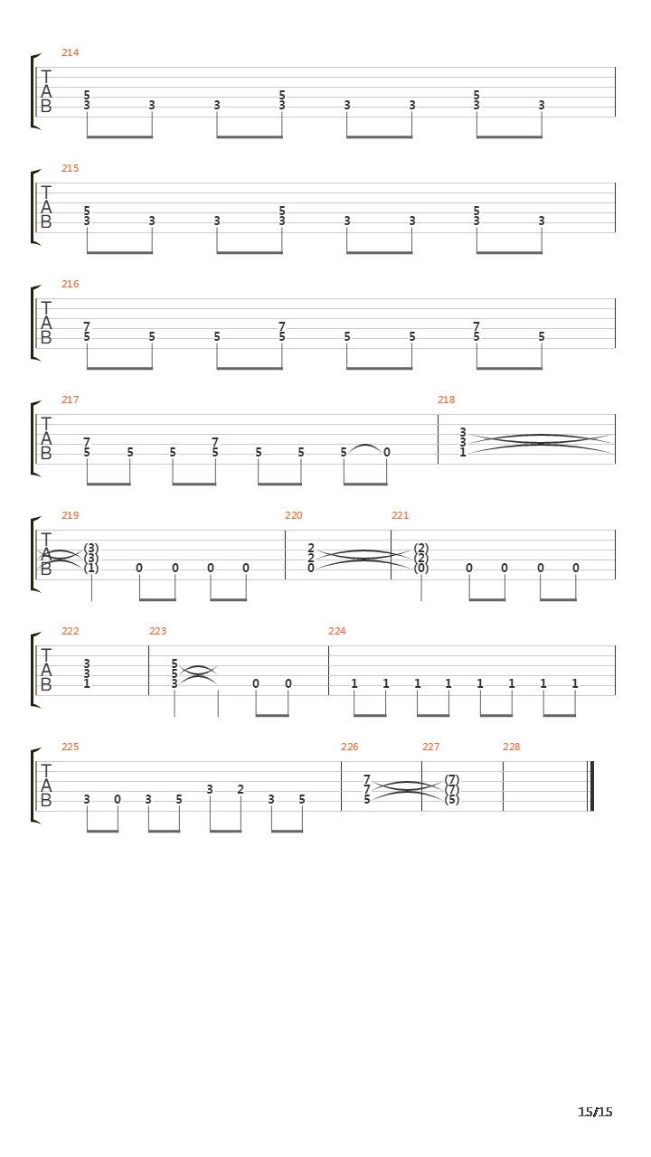 Rose Street吉他谱