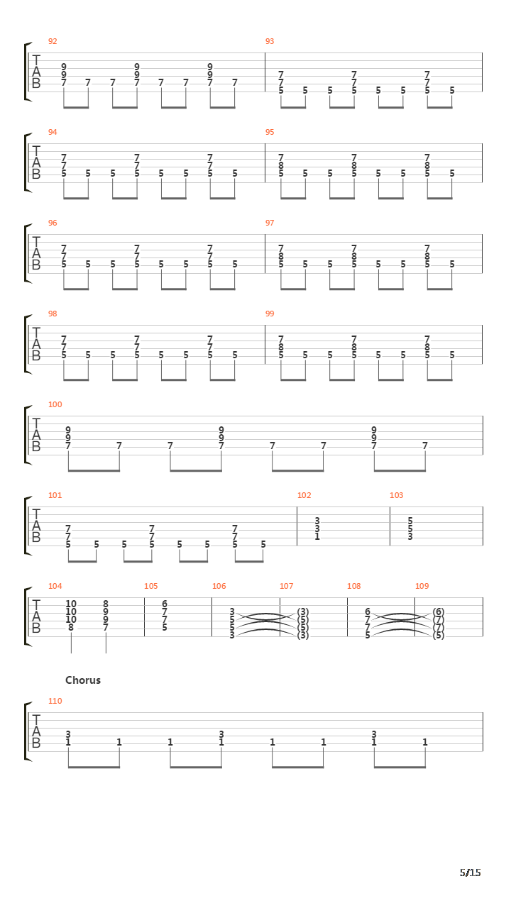 Rose Street吉他谱