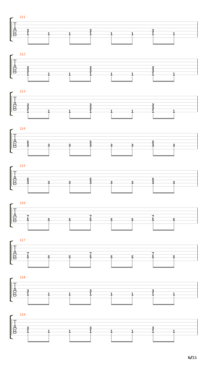 Rose Street吉他谱