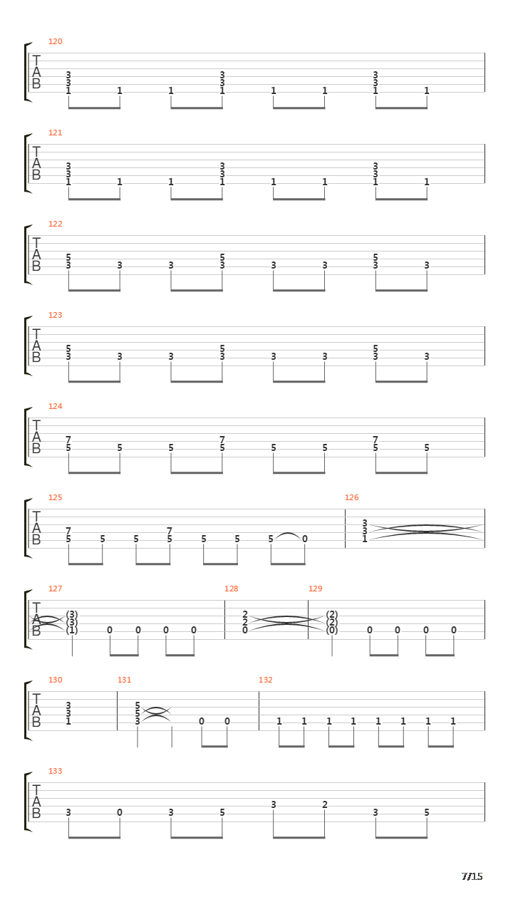 Rose Street吉他谱