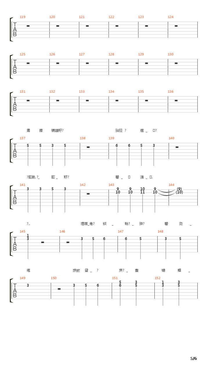 Sleduy Za Mnoy吉他谱