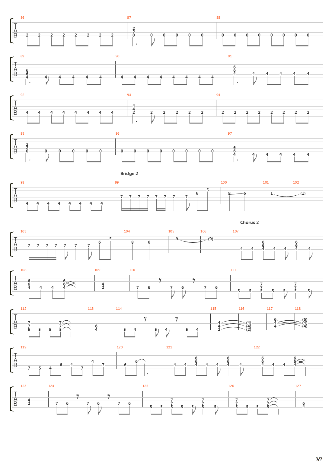 Torero吉他谱