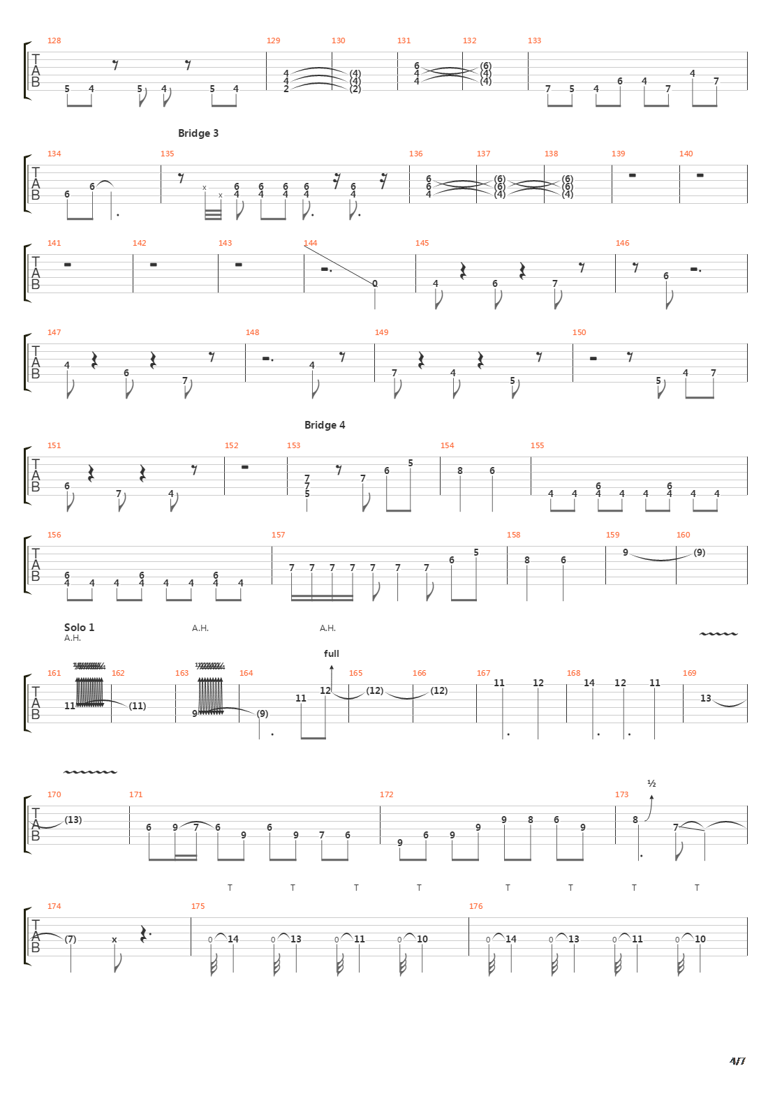 Torero吉他谱