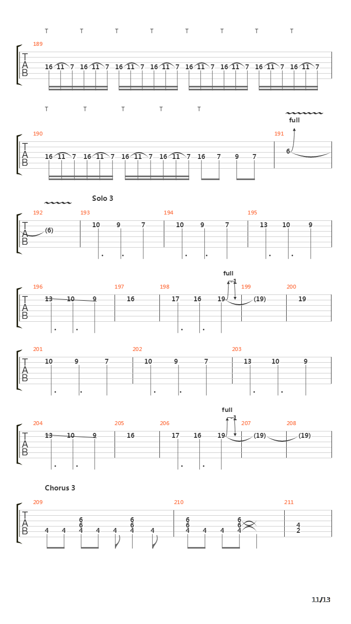 Torero吉他谱