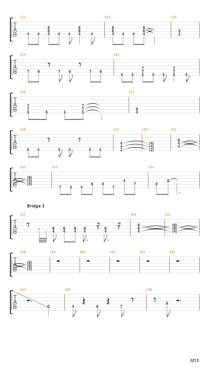 Torero吉他谱