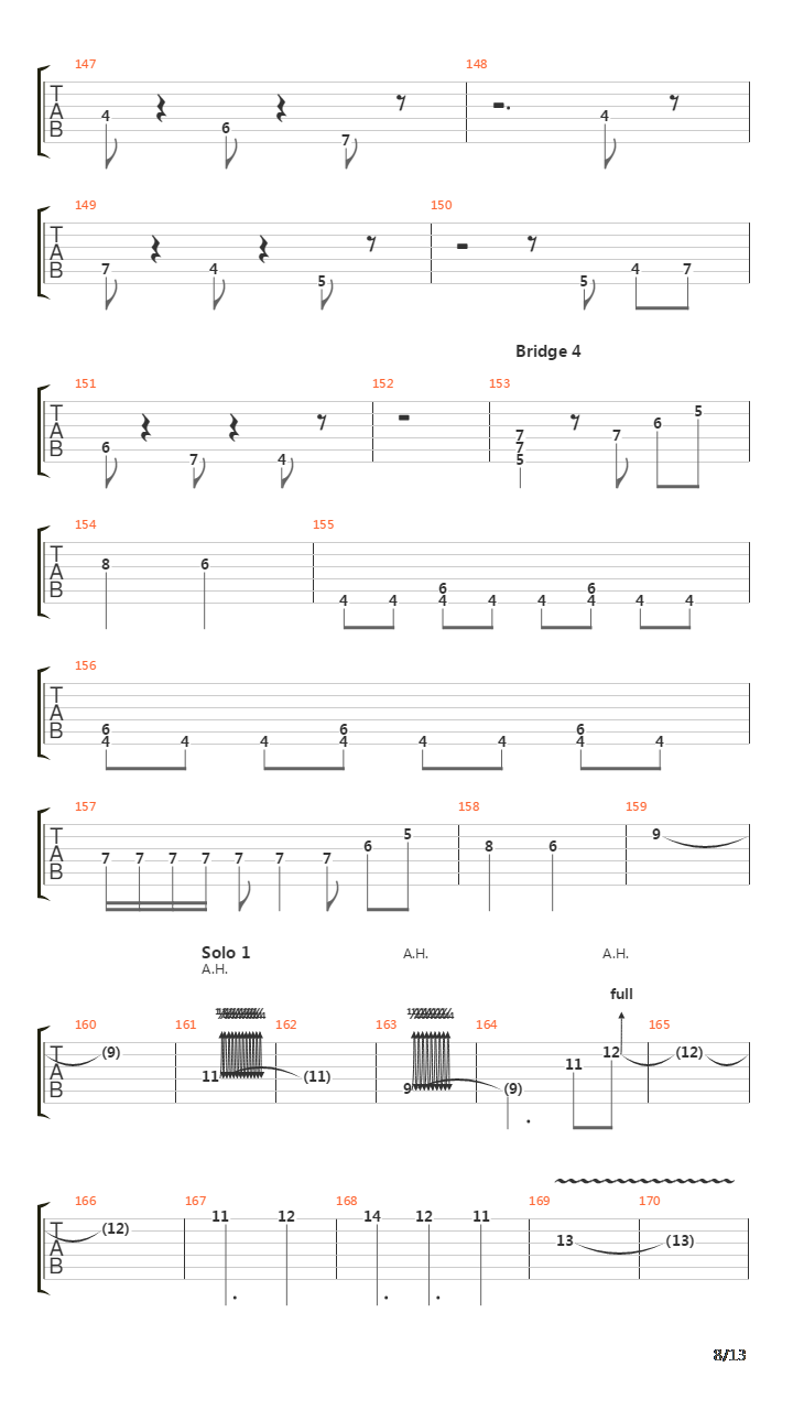 Torero吉他谱