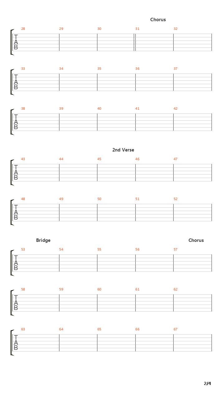 Torero吉他谱