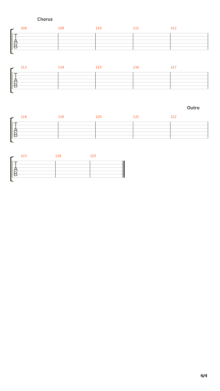 Torero吉他谱