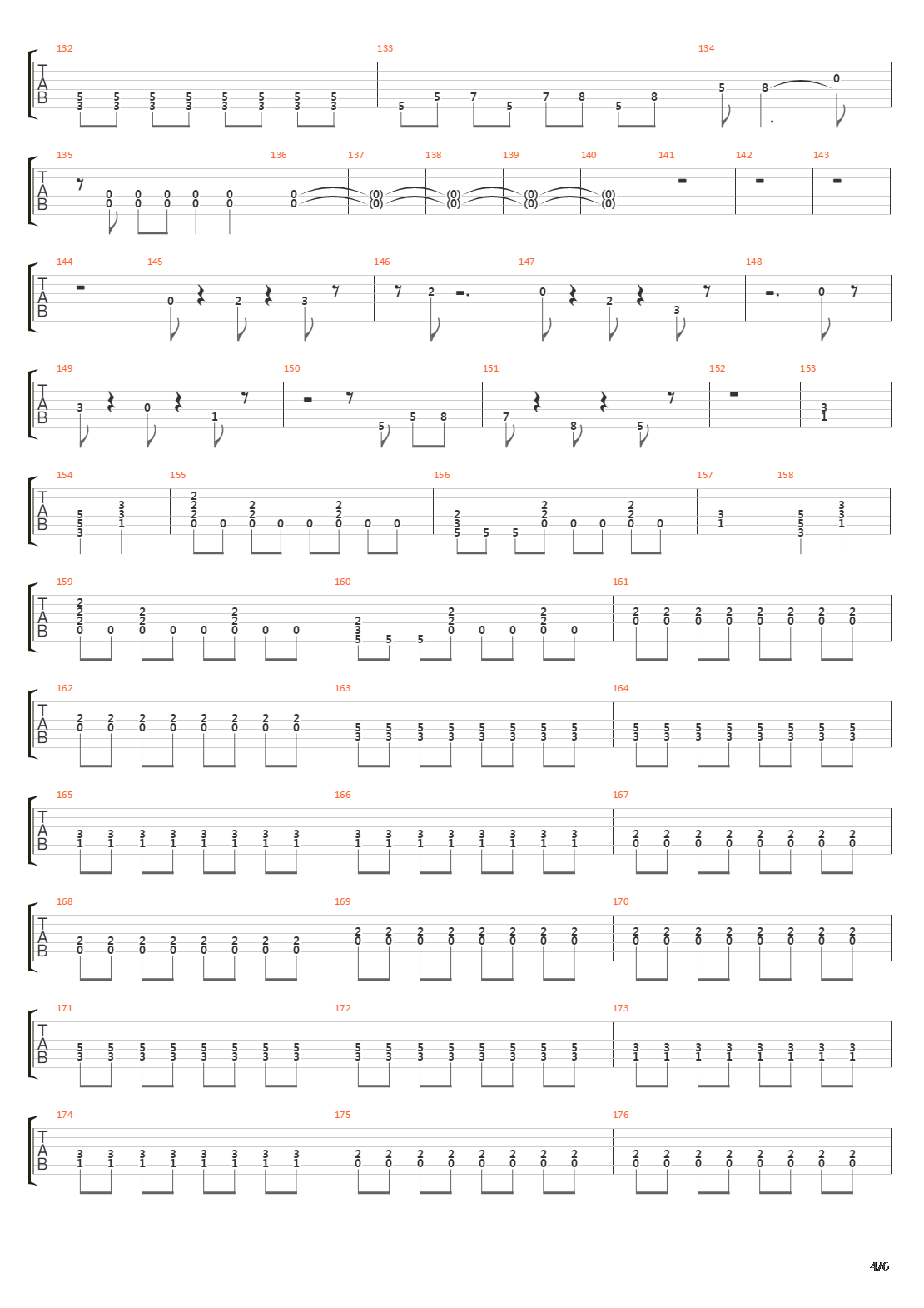 Torero吉他谱