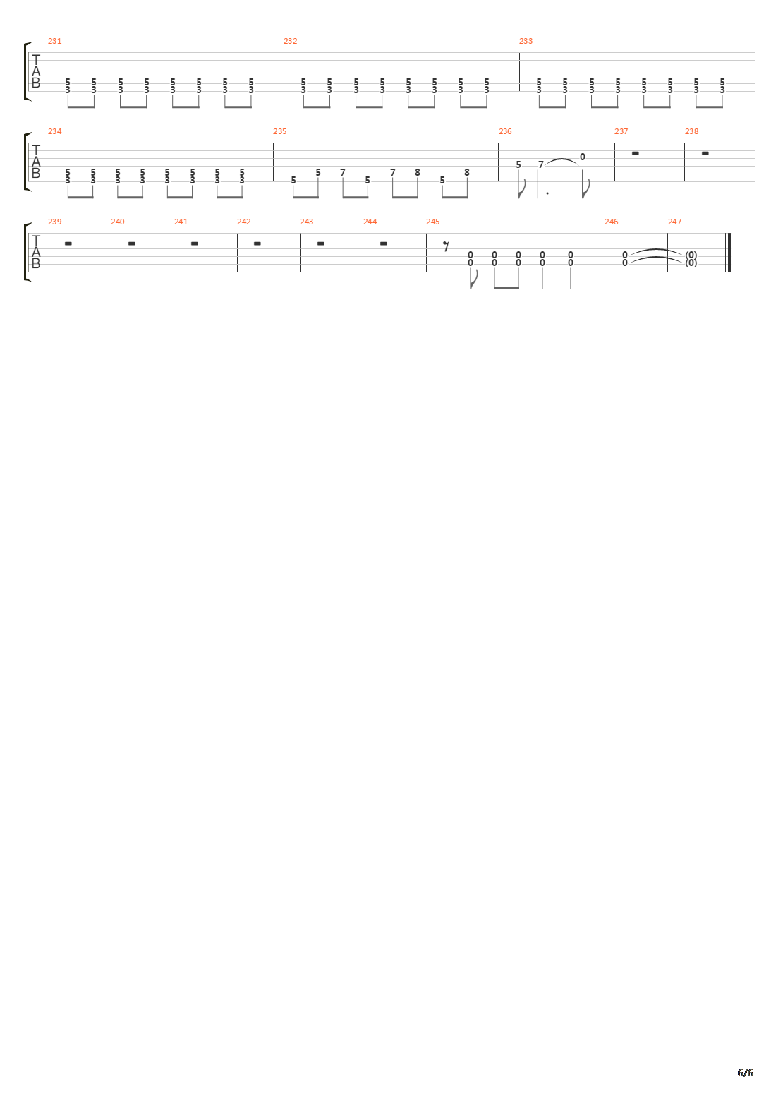 Torero吉他谱