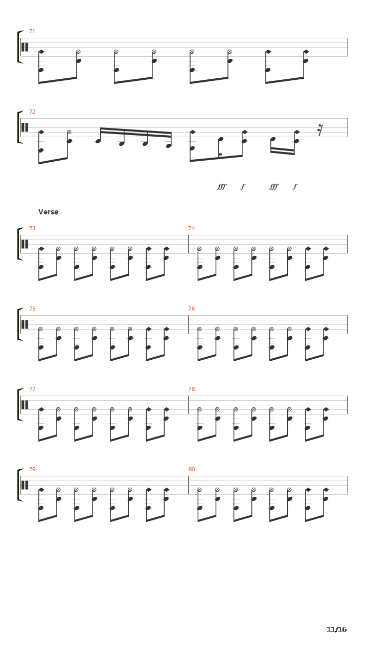 Volonter吉他谱