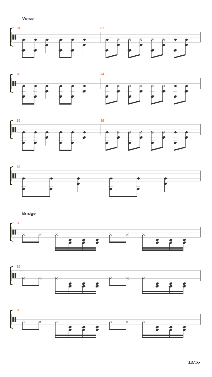 Volonter吉他谱