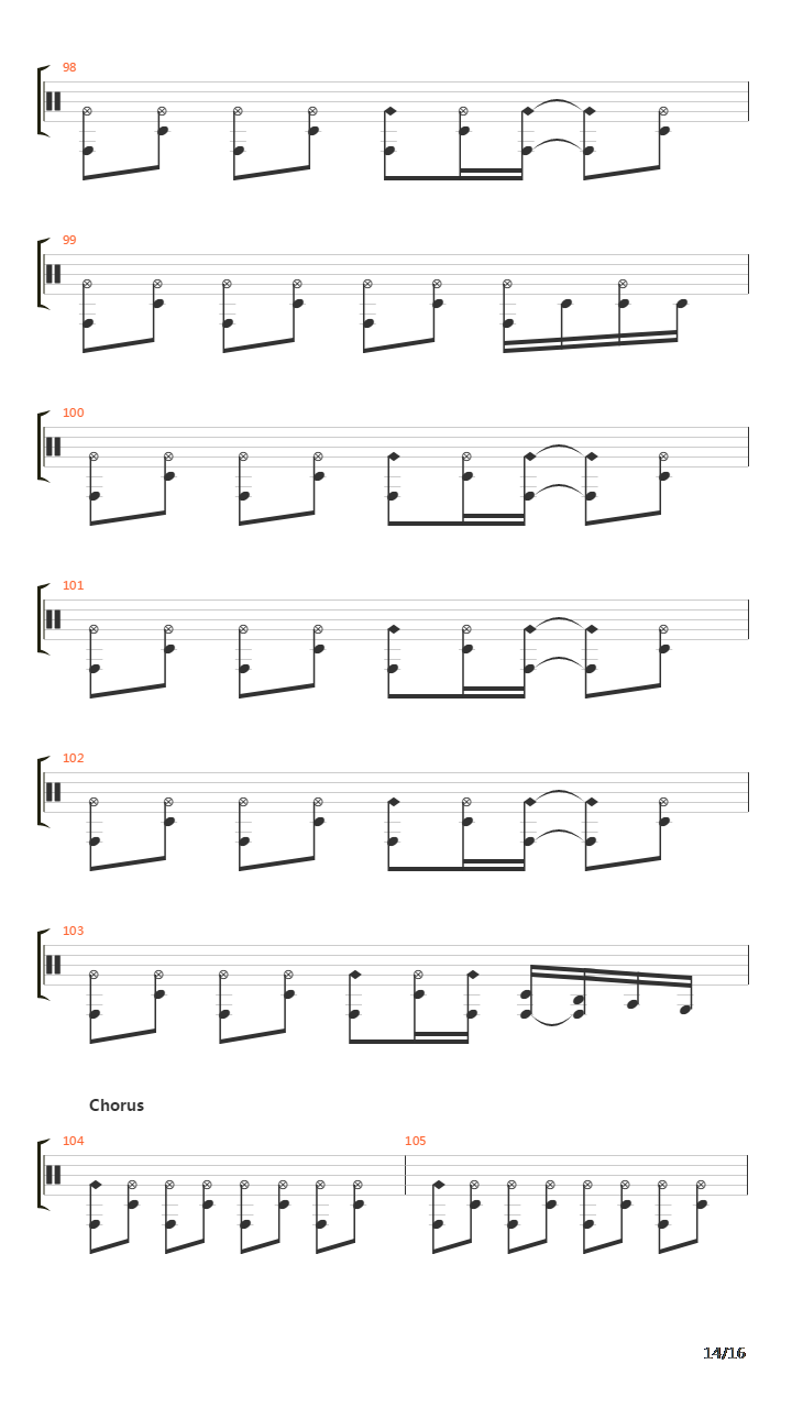 Volonter吉他谱