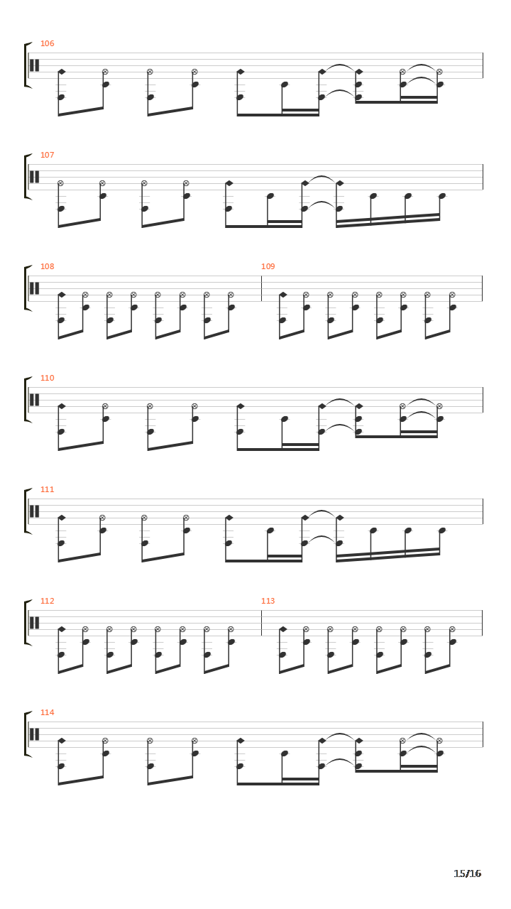 Volonter吉他谱