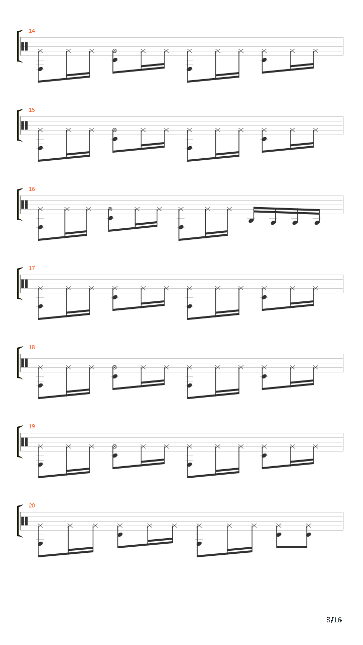 Volonter吉他谱