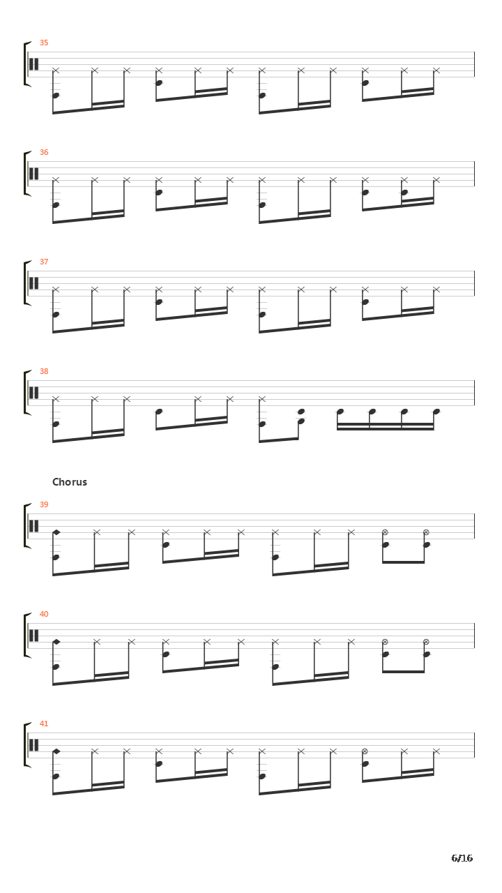 Volonter吉他谱