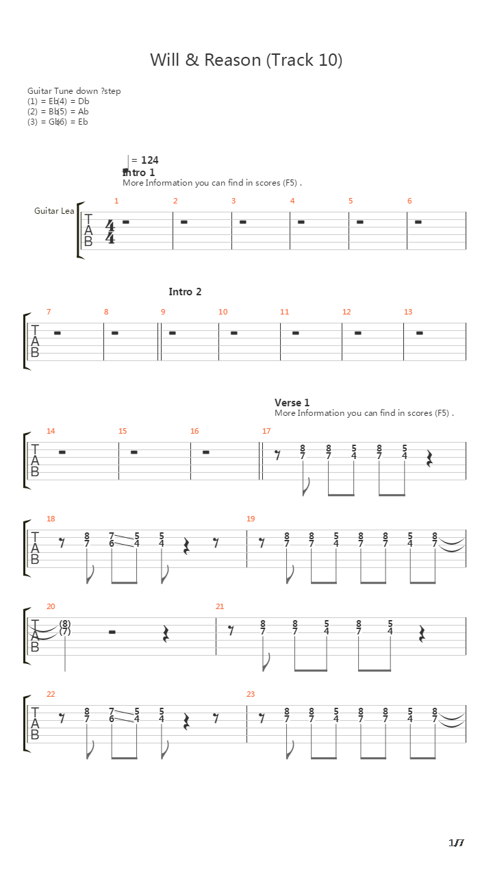 Volya I Razum吉他谱