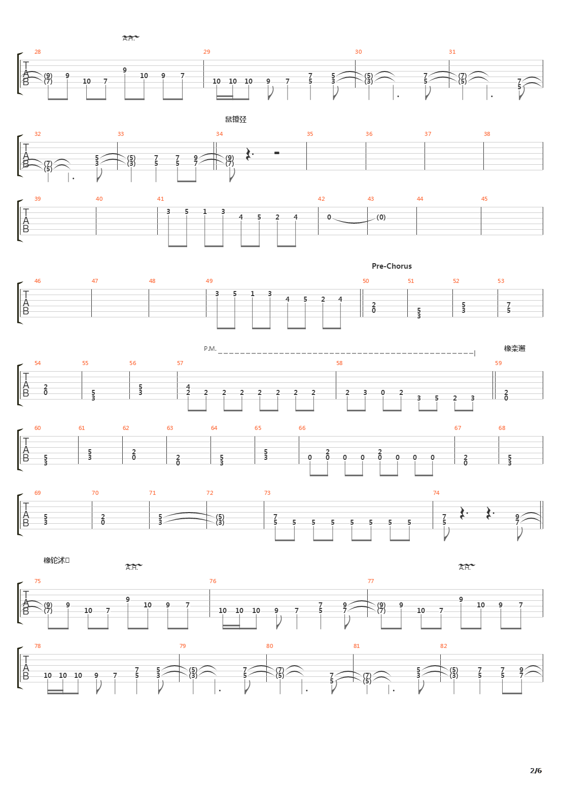 Black Line吉他谱