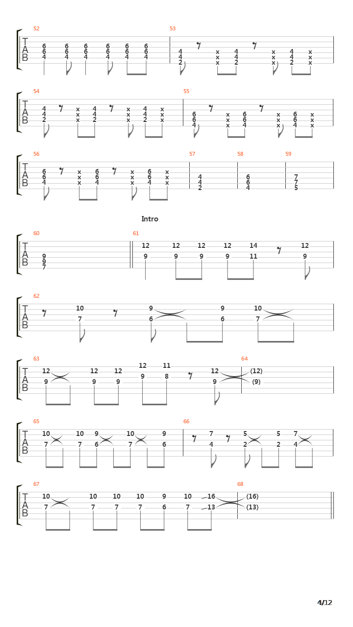 Sirius吉他谱