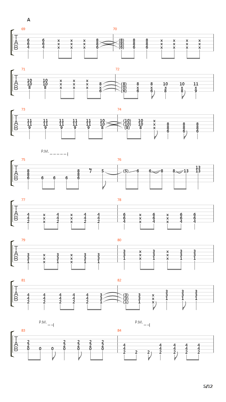 Sirius吉他谱