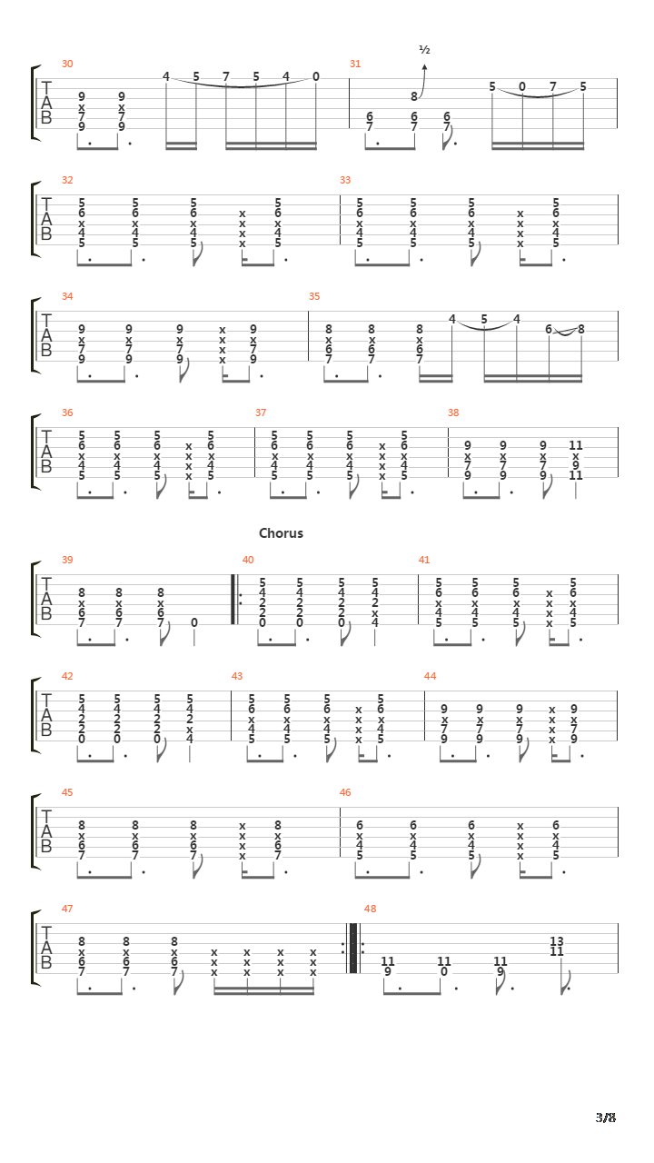 Slow吉他谱