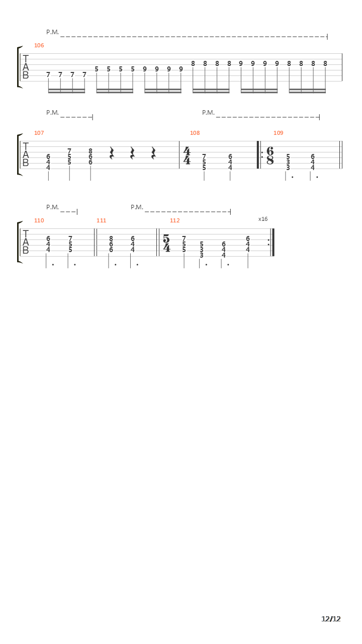 Metamorphignition吉他谱