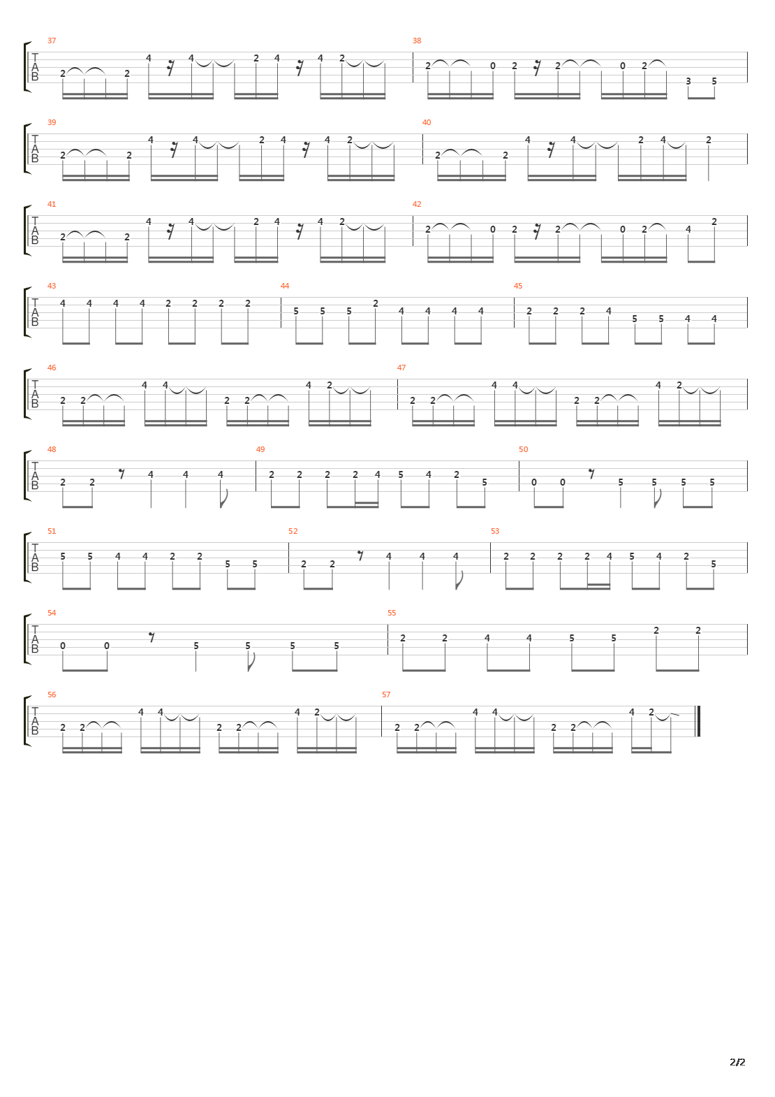 The Choir吉他谱